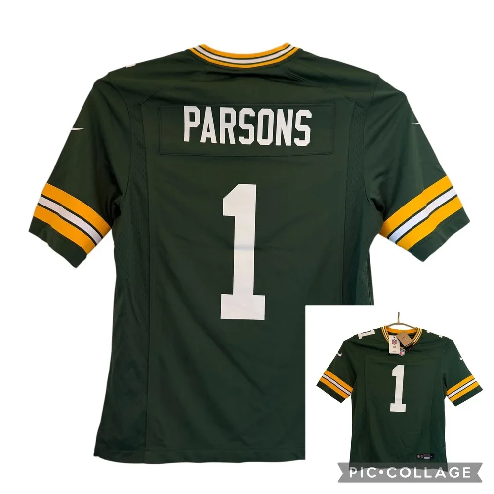 Nike Green‎ Bay Packers Micah Parsons 1 Jersey Medium Green NFL NEW 67NM-GPGH